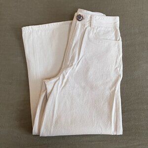 Canvas Wide Leg in Natural